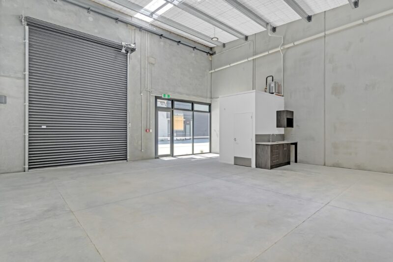 Inside view of commercial units