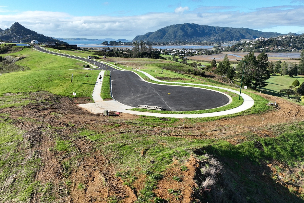 Pepe Ridge Aerial shot of subdivision and view.